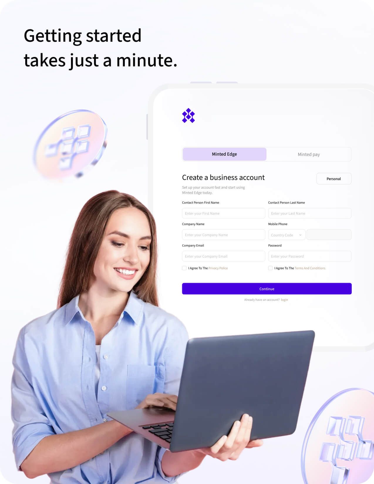 Sign up